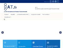 Tablet Screenshot of analysetransactionnelle.fr